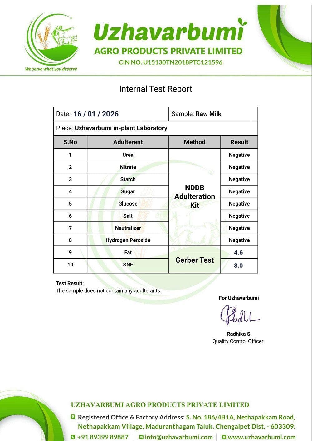 Internal Lab Report