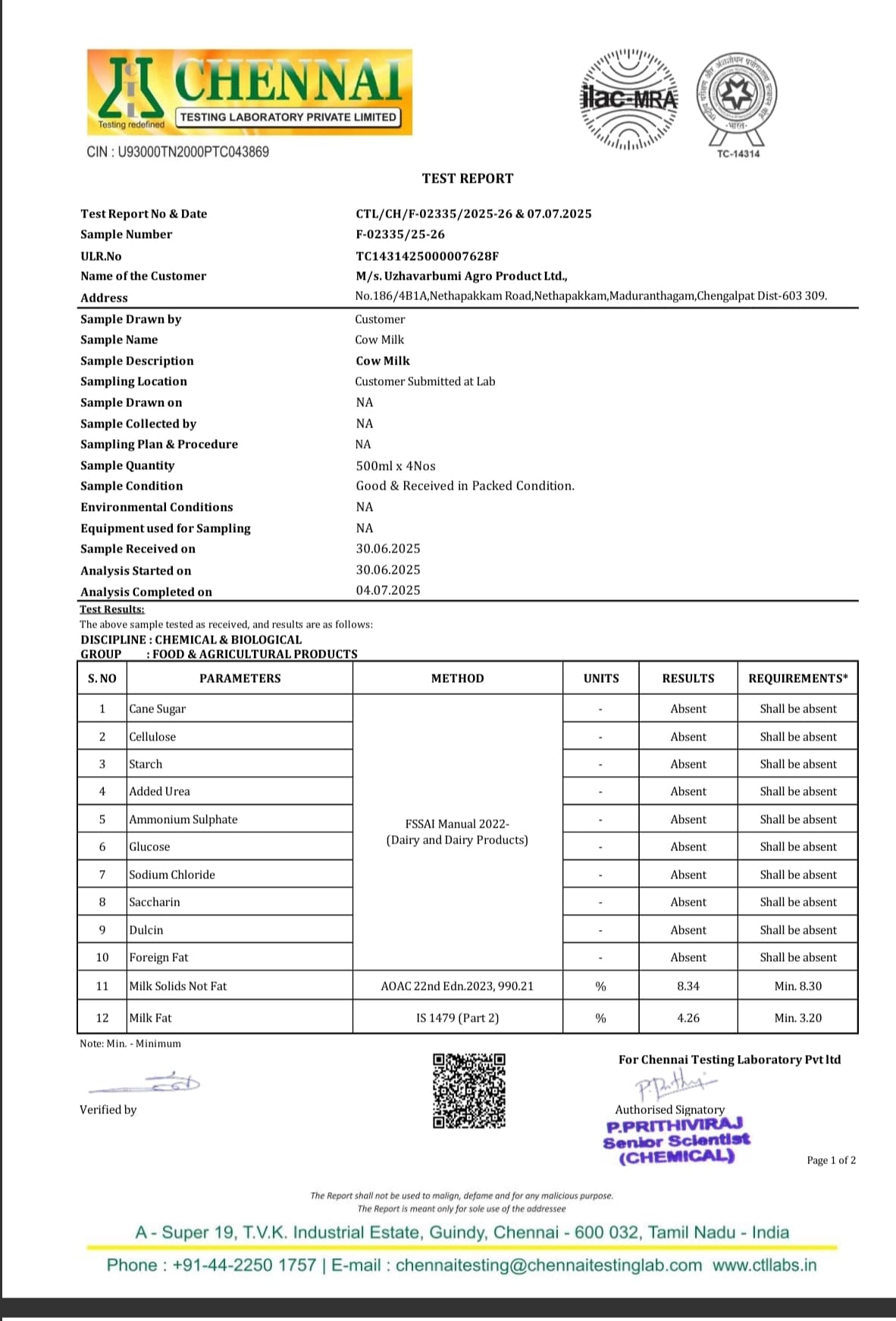 Independent Lab Report